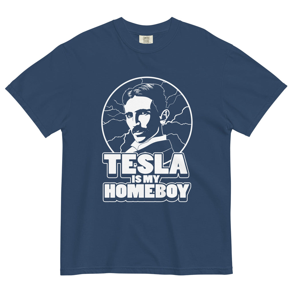 Tesla Is My Homeboy Men's Relaxed Fit Tee product image 3