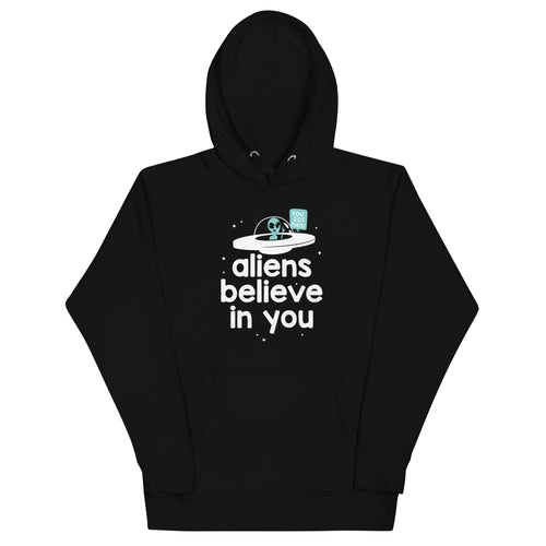 Aliens Believe In You Unisex Hoodie product image 2