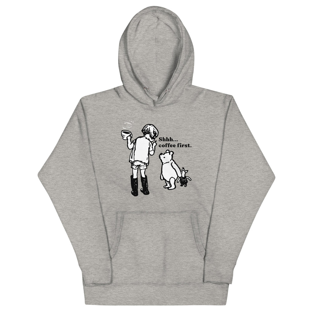 Shhh Coffee First Unisex Hoodie product image 1
