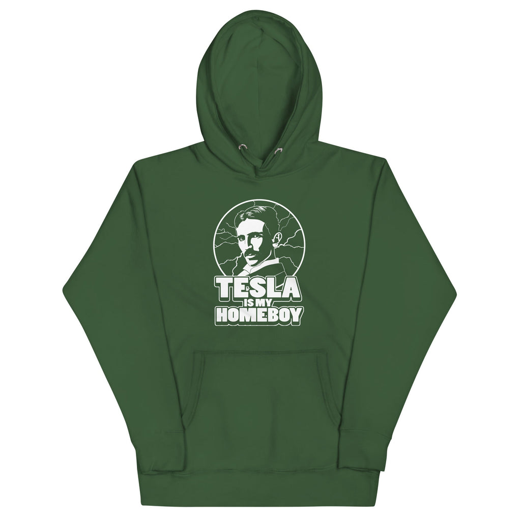 Tesla Is My Homeboy Unisex Hoodie product image 6