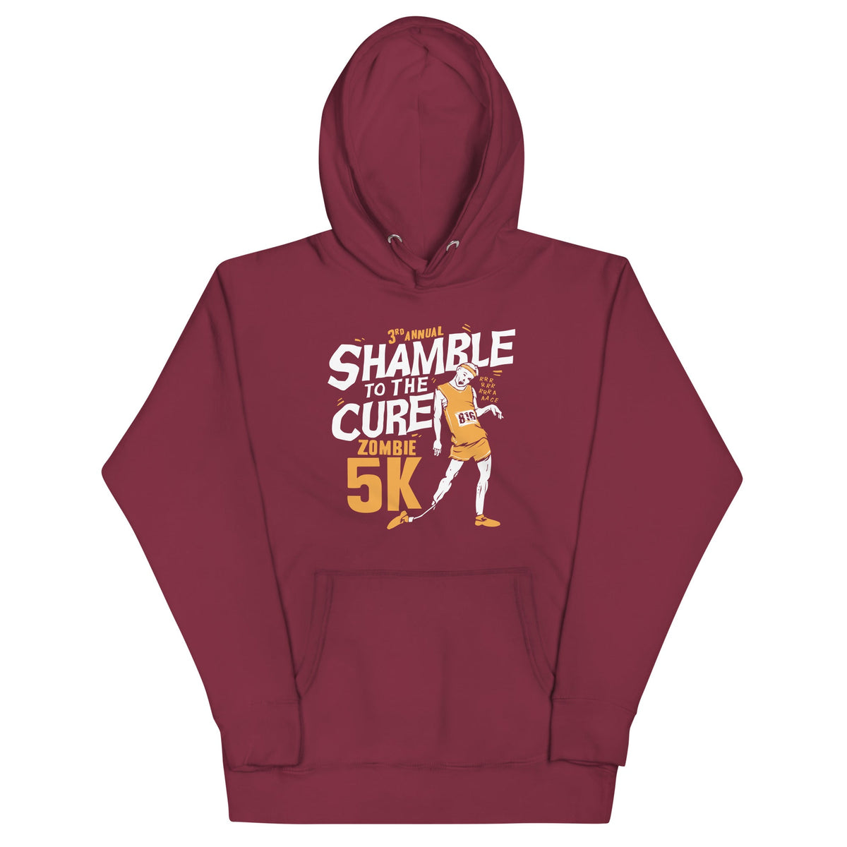 Shamble To The Cure Zombie 5K Unisex Hoodie product image 4