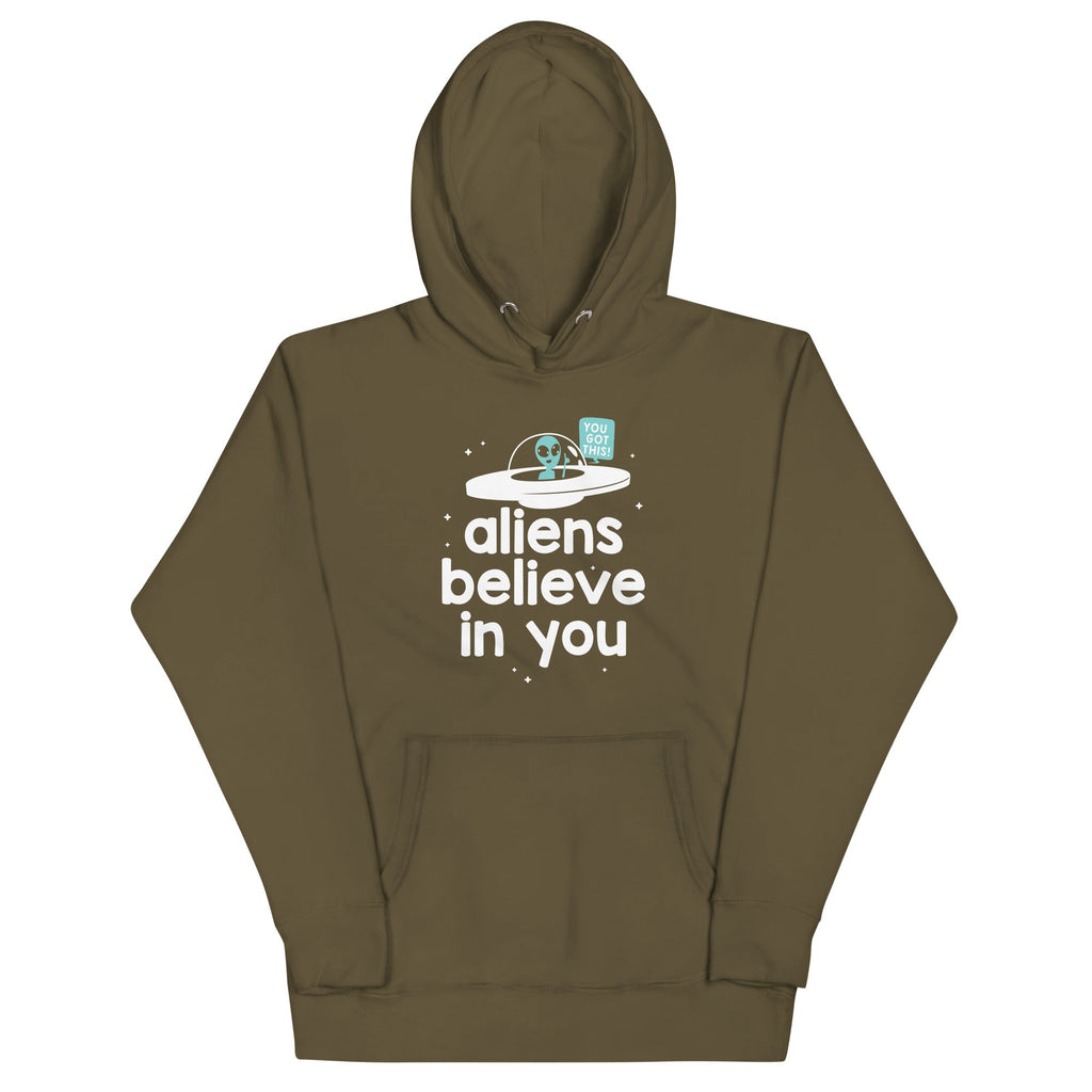 Aliens Believe In You Unisex Hoodie product image 7