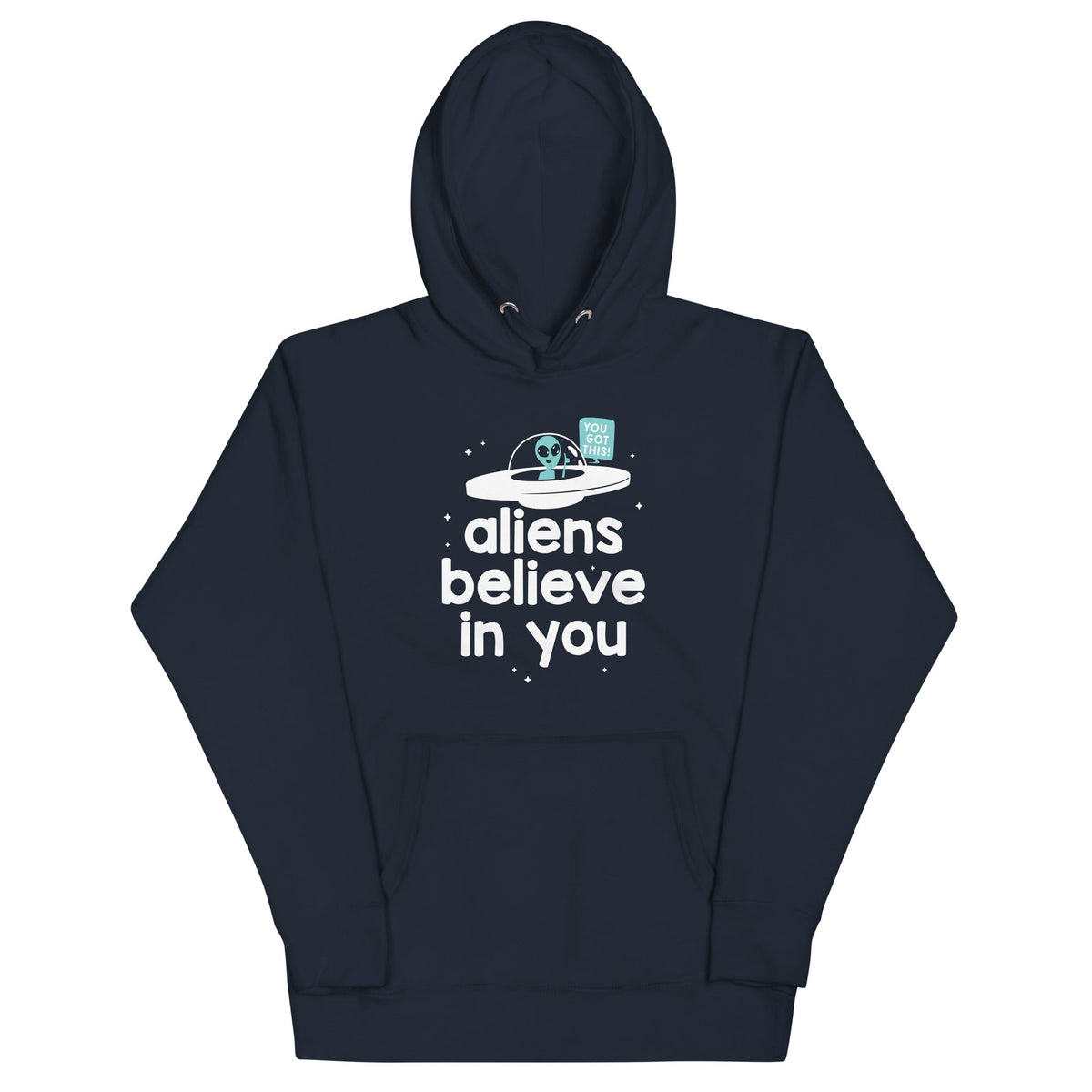 Aliens Believe In You Unisex Hoodie product image 3