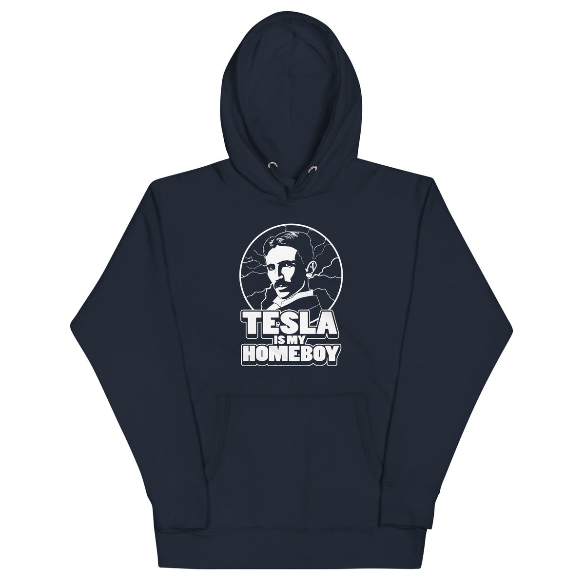 Tesla Is My Homeboy Unisex Hoodie product image 2