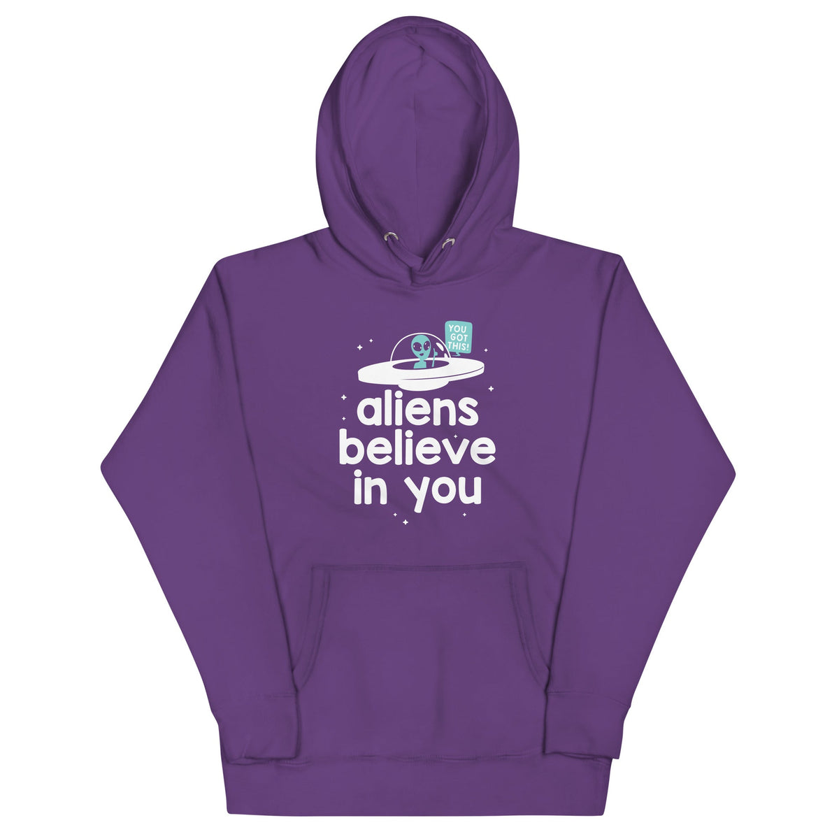 Aliens Believe In You Unisex Hoodie product image 6