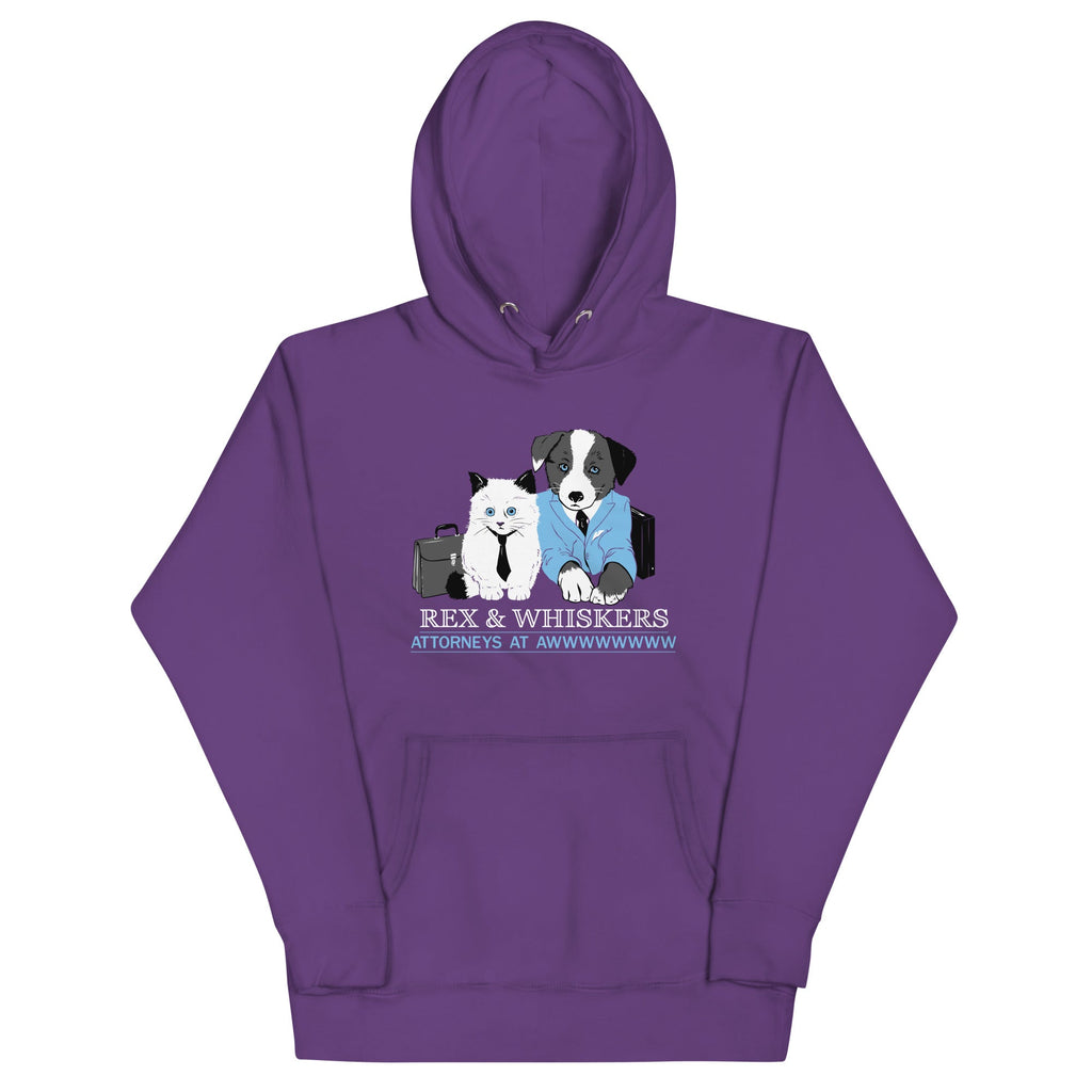 Rex and Whiskers Attorneys Unisex Hoodie product image 2