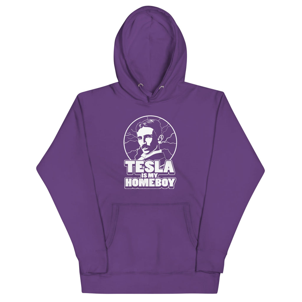 Tesla Is My Homeboy Unisex Hoodie product image 5