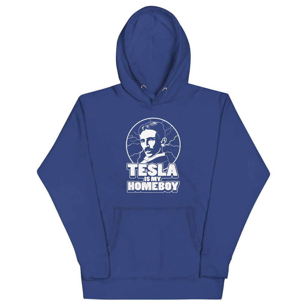 Tesla Is My Homeboy Unisex Hoodie product image 4