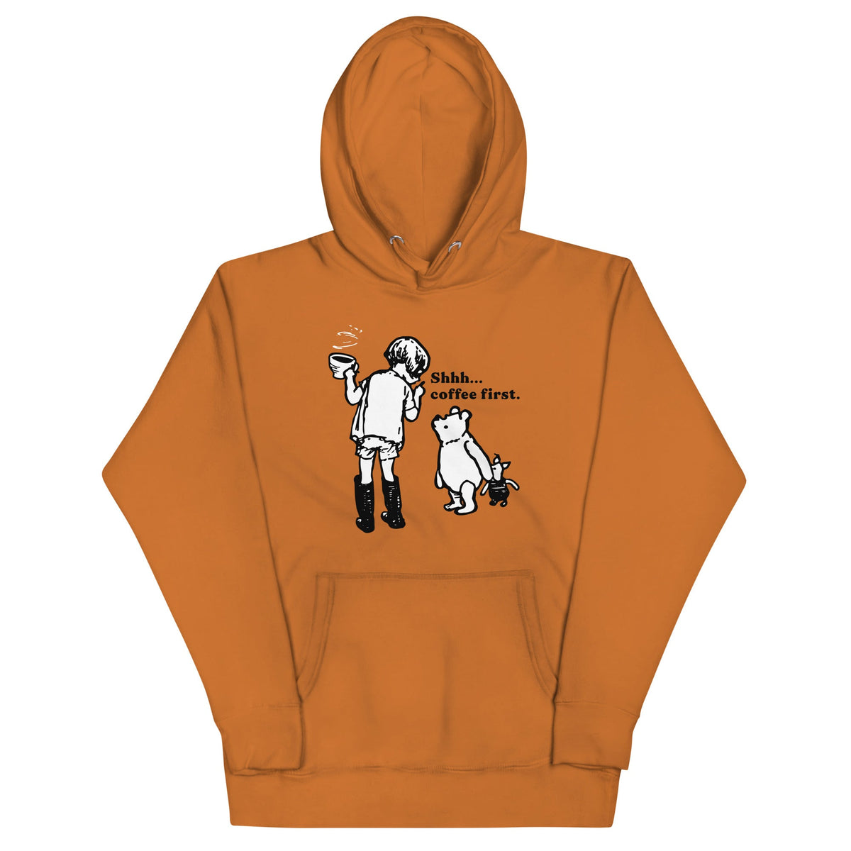 Shhh Coffee First Unisex Hoodie product image 6