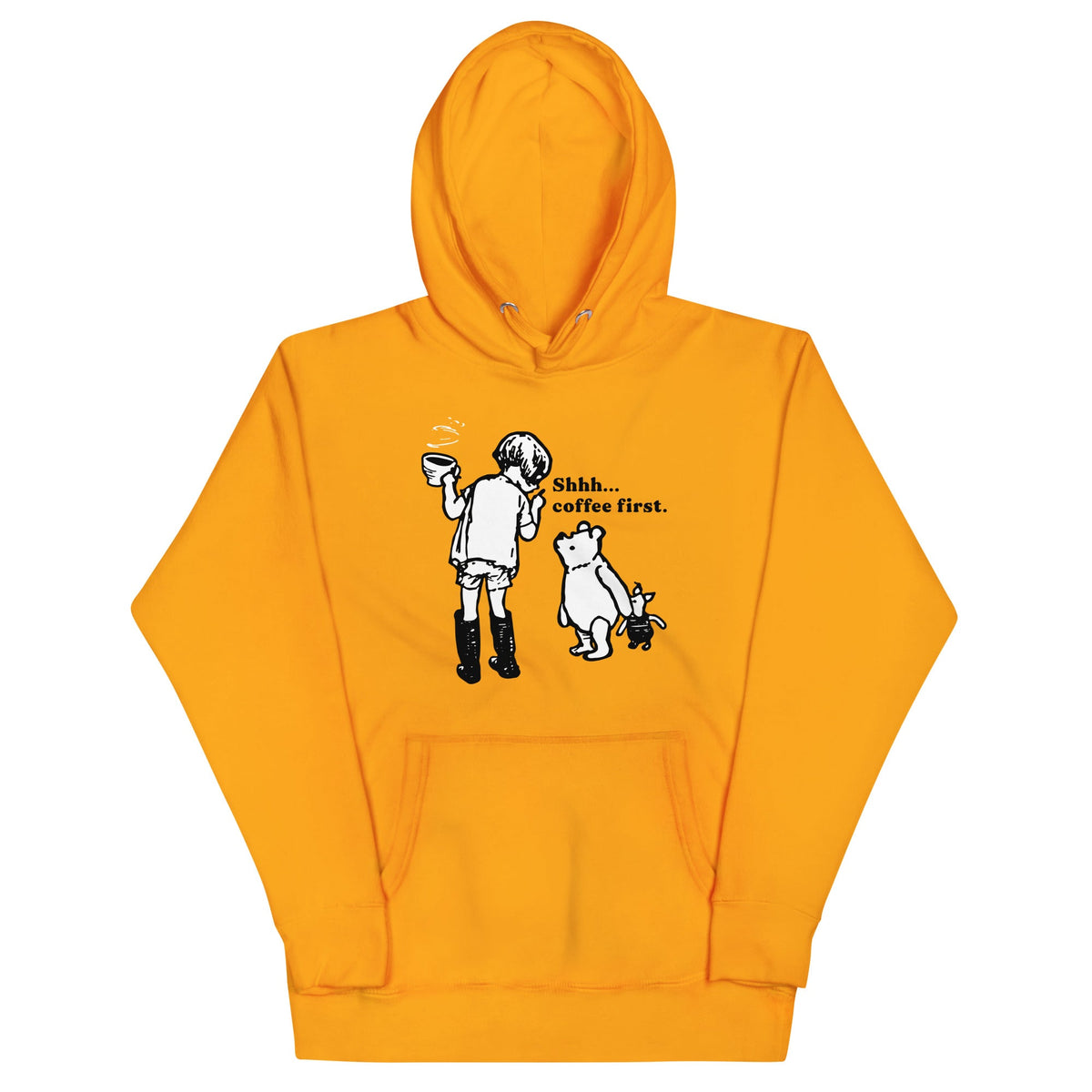 Shhh Coffee First Unisex Hoodie product image 5