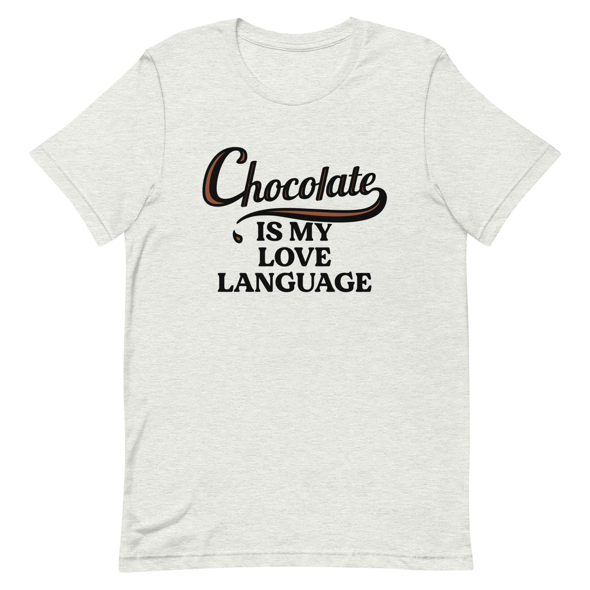 Chocolate Is My Love Language Men's Signature Tee product image 1