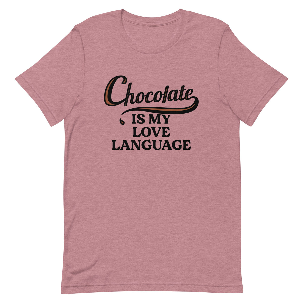 Chocolate Is My Love Language Men's Signature Tee product image 4