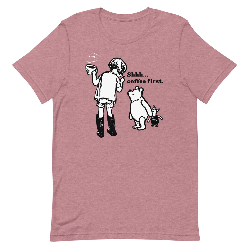 Shhh Coffee First Men's Signature Tee product image 5