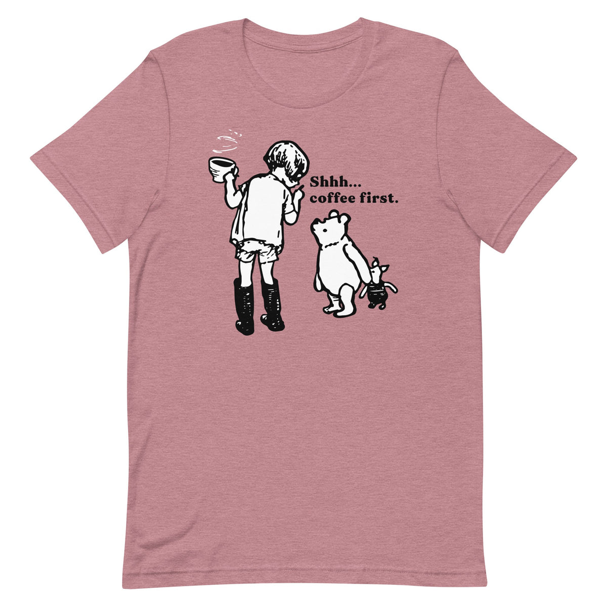 Shhh Coffee First Men's Signature Tee product image 5