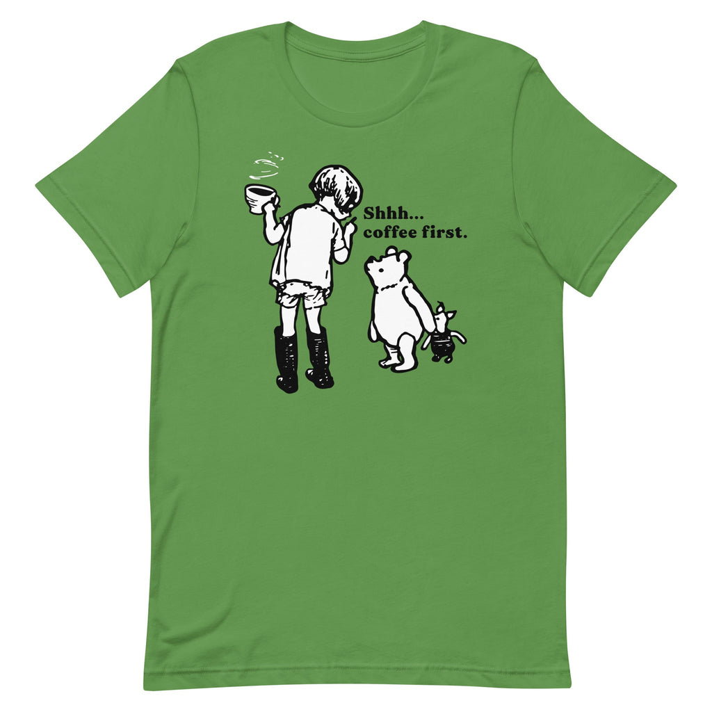Shhh Coffee First Men's Signature Tee product image 3