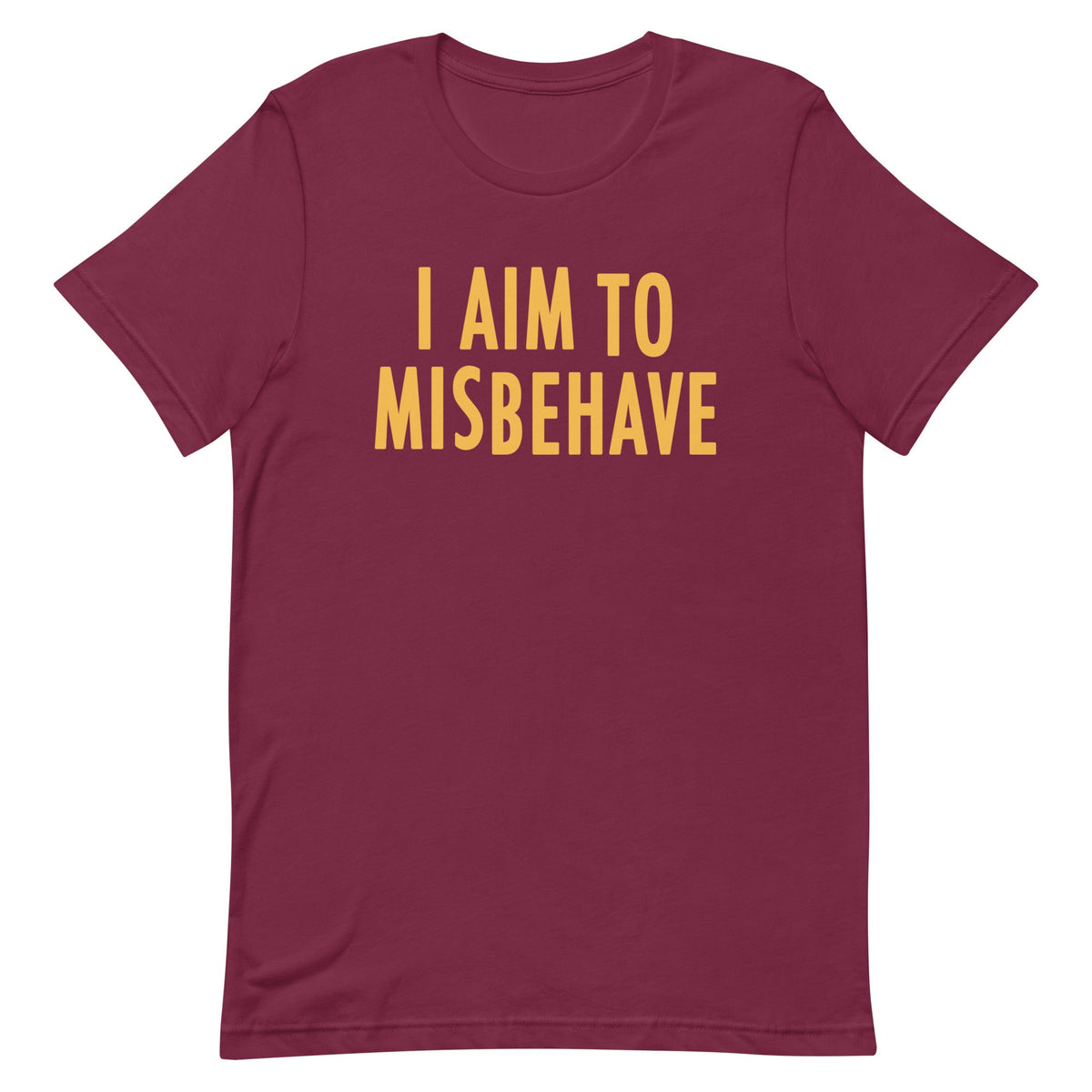 I Aim To Misbehave Men's Signature Tee product image 3