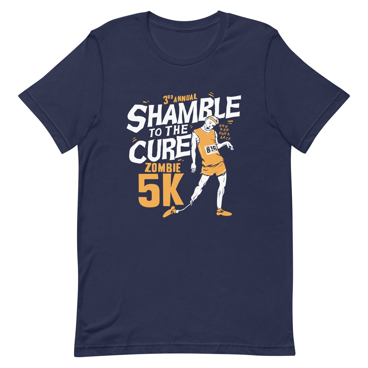 Shamble To The Cure Zombie 5K Men's Signature Tee product image 3