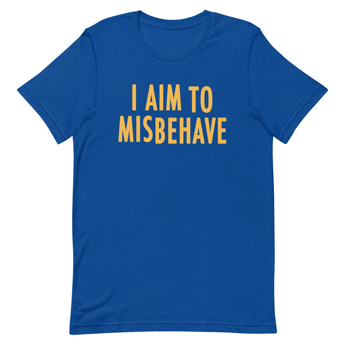 I Aim To Misbehave Men's Signature Tee product image 4