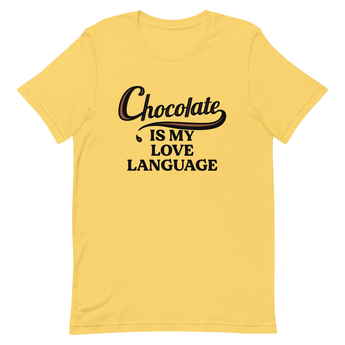 Chocolate Is My Love Language Men's Signature Tee product image 6