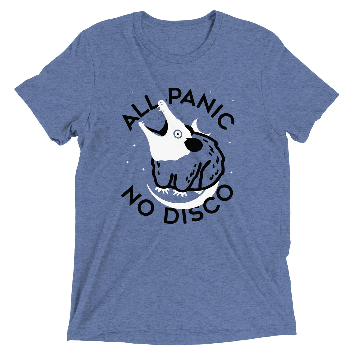 All Panic No Disco Men's Tri-Blend Tee product image 4