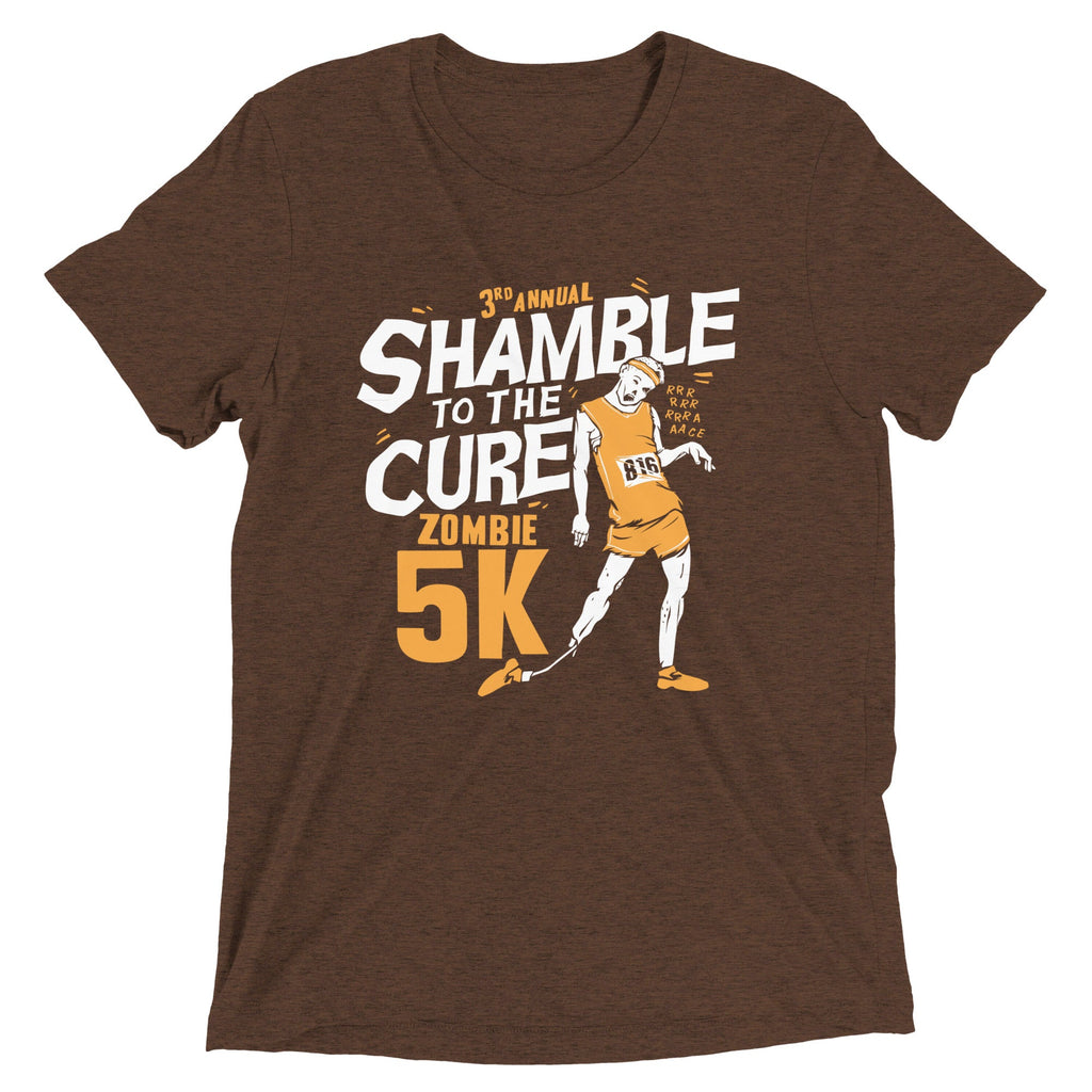 Shamble To The Cure Zombie 5K Men's Tri-Blend Tee product image 3