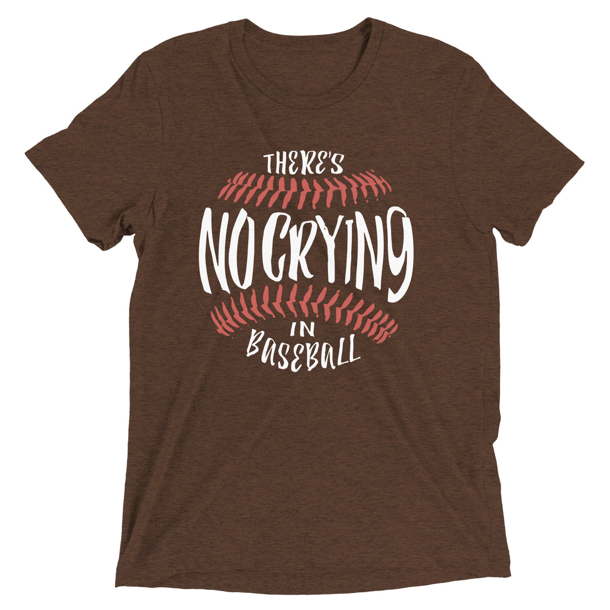 There's No Crying In Baseball Men's Tri-Blend Tee product image 3