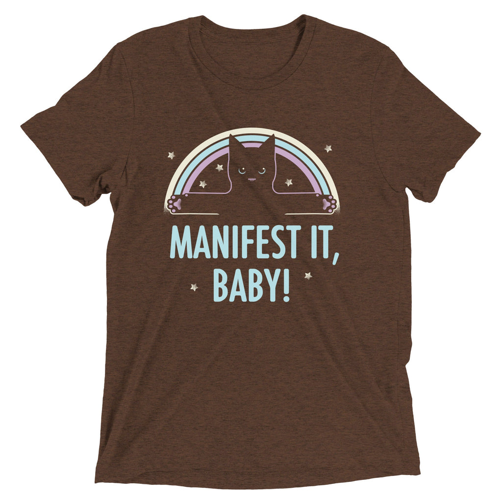Manifest It, Baby! Men's Tri-Blend Tee product image 4