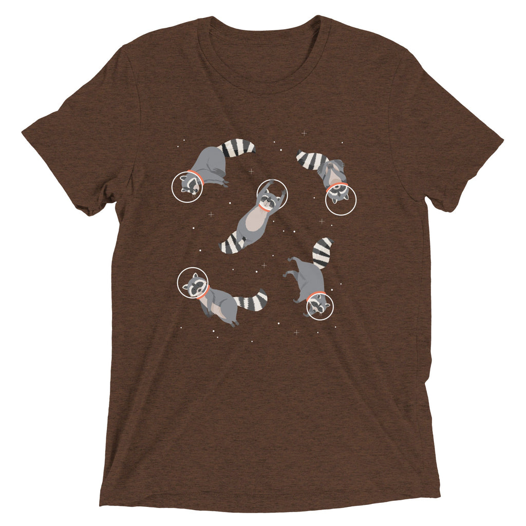 Raccoons In Space Men's Tri-Blend Tee product image 3
