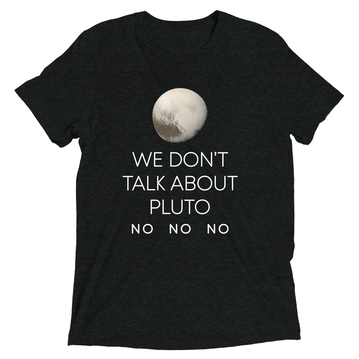We Don't Talk About Pluto Men's Tri-Blend Tee product image 1