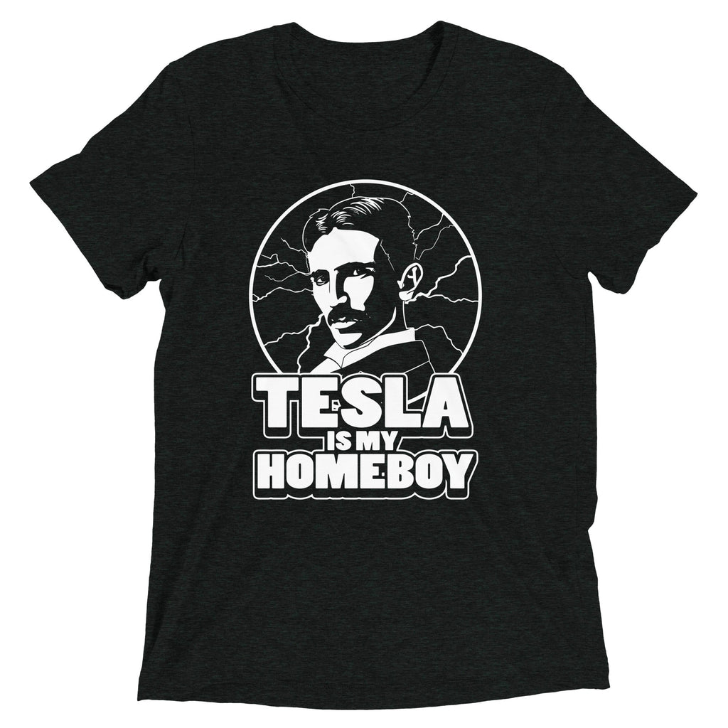 Tesla Is My Homeboy Men's Tri-Blend Tee product image 1