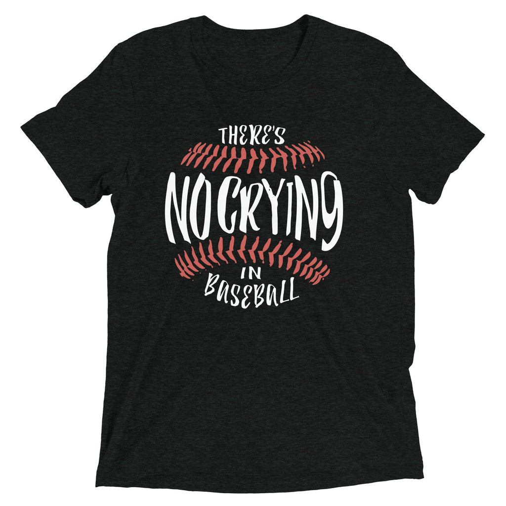 There's No Crying In Baseball Men's Tri-Blend Tee product image 2