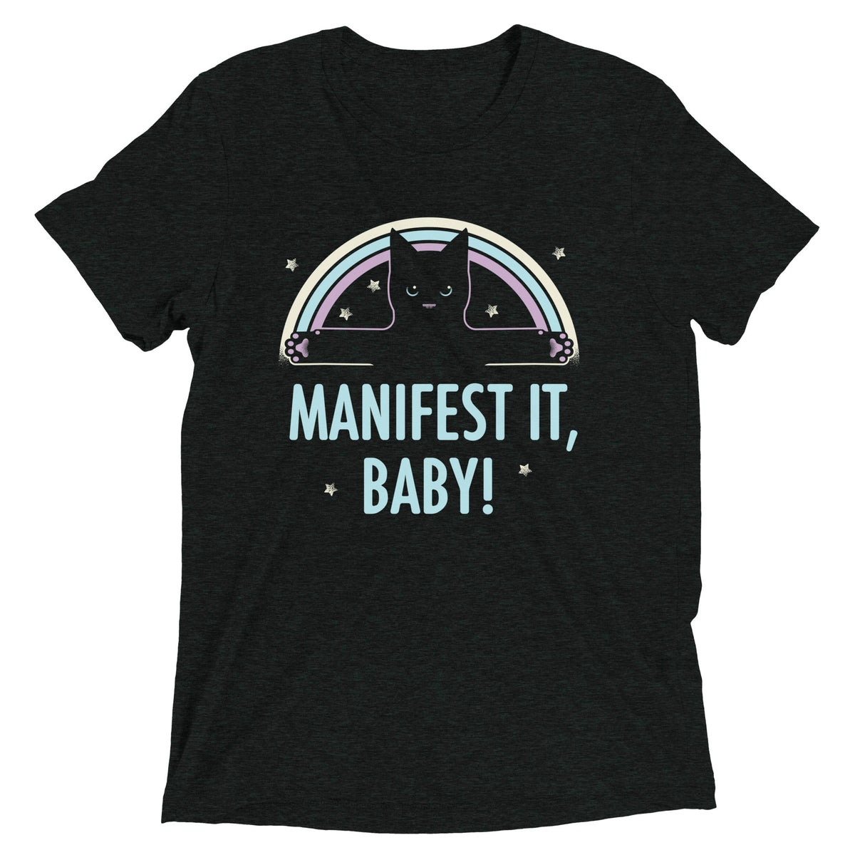 Manifest It, Baby! Men's Tri-Blend Tee product image 2