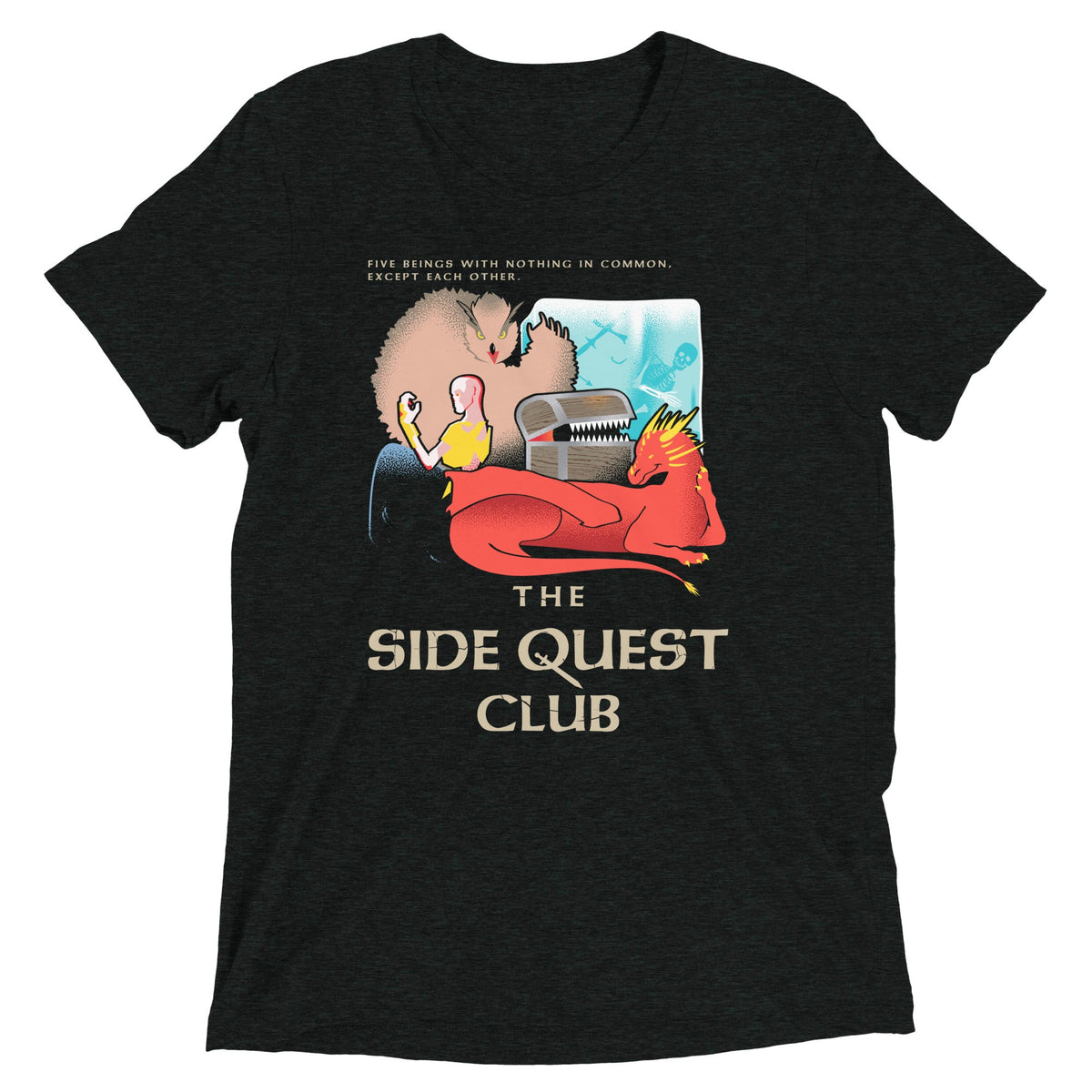The Side Quest Club Men's Tri-Blend Tee product image 1