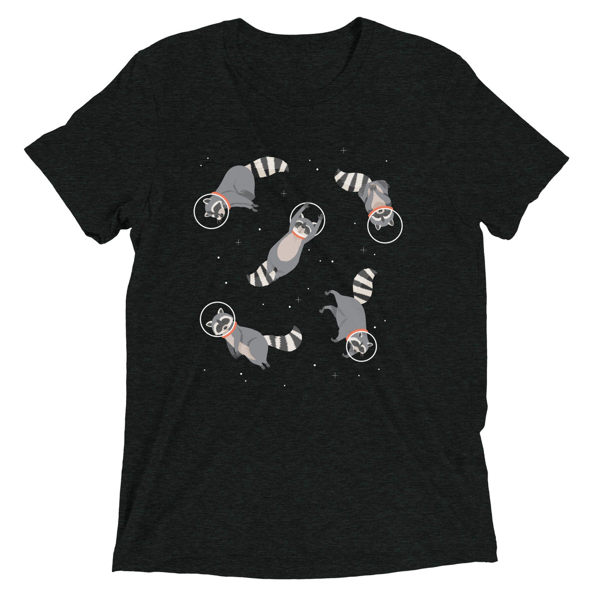 Raccoons In Space Men's Tri-Blend Tee product image 1