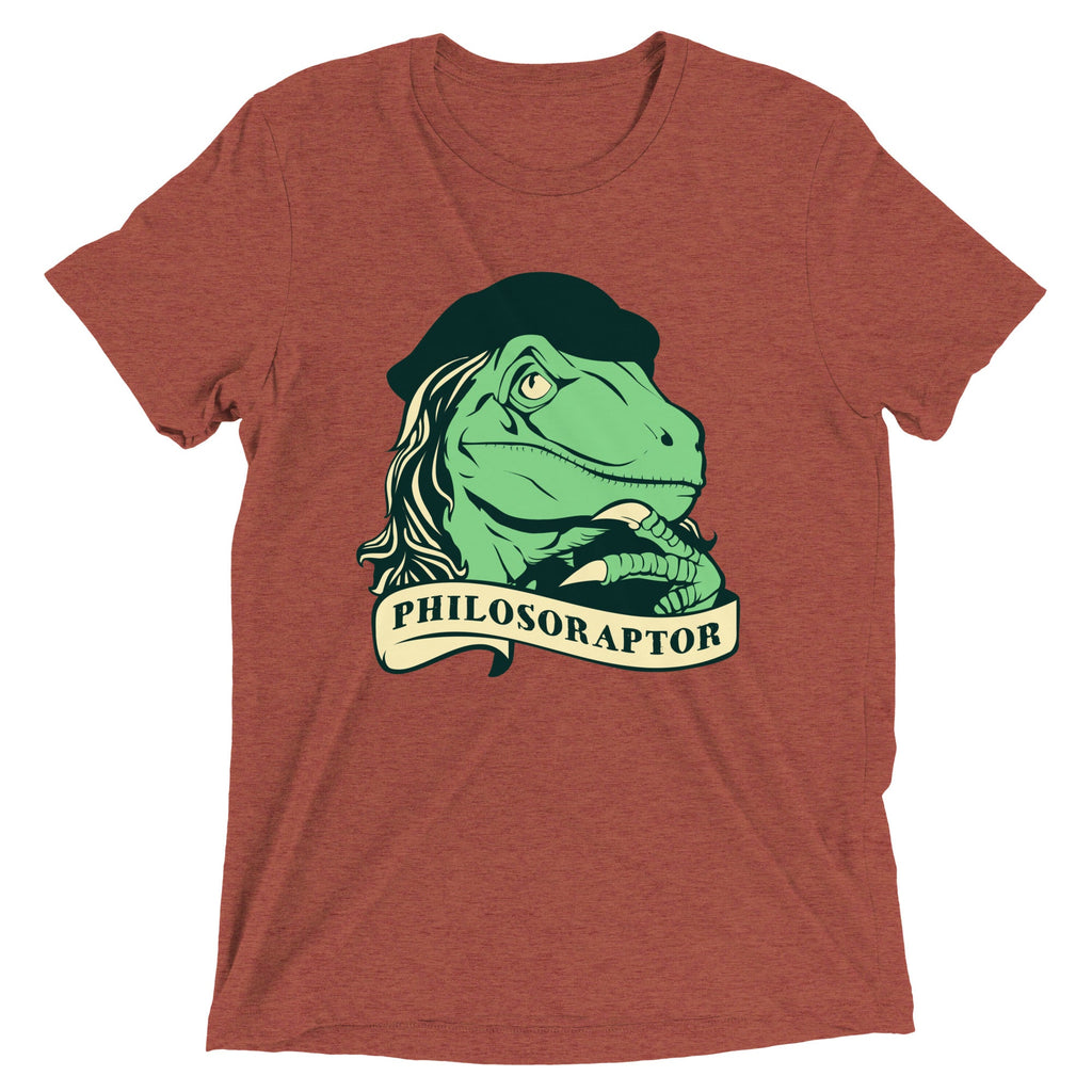 Philosoraptor Men's Tri-Blend Tee product image 2