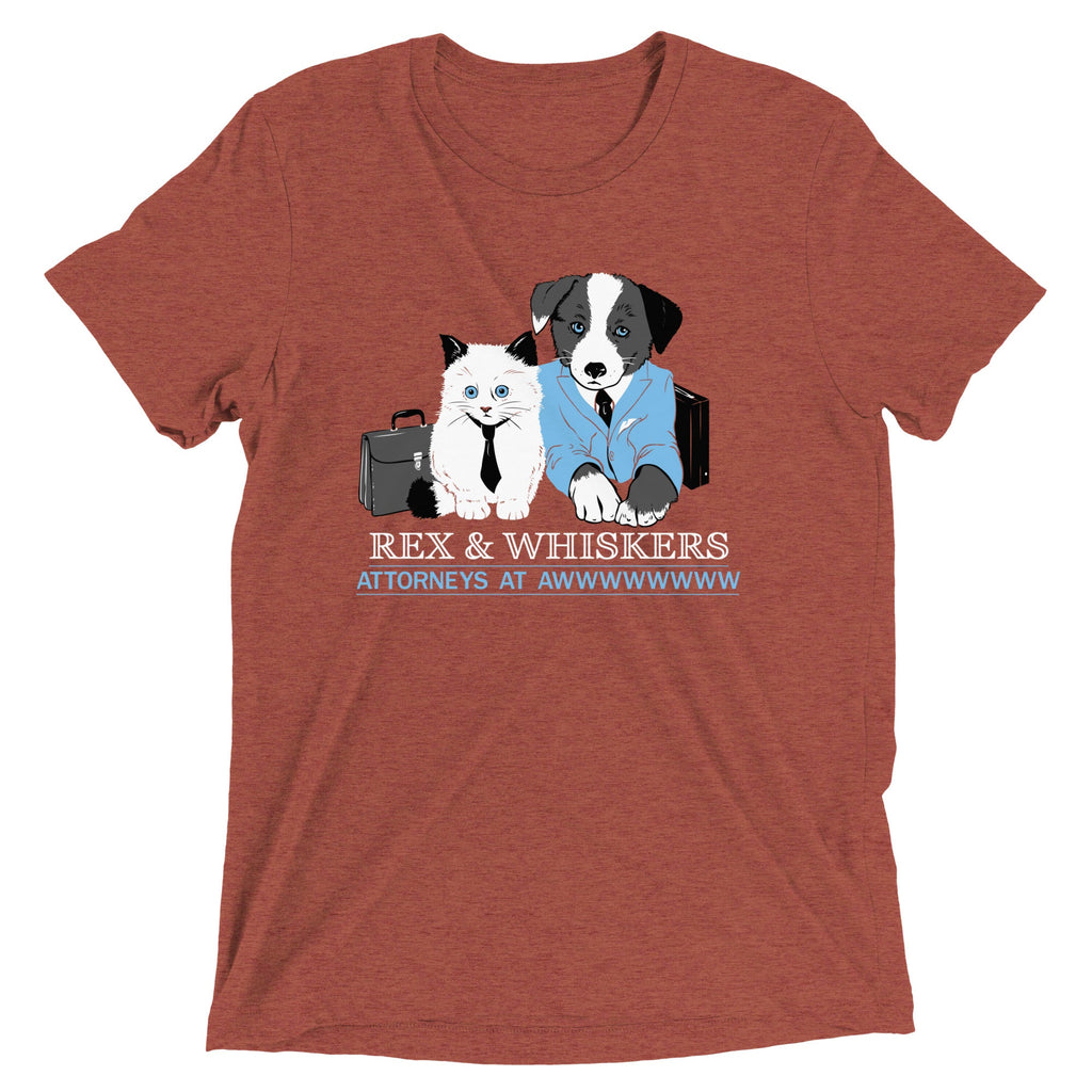 Rex and Whiskers Attorneys Men's Tri-Blend Tee product image 4