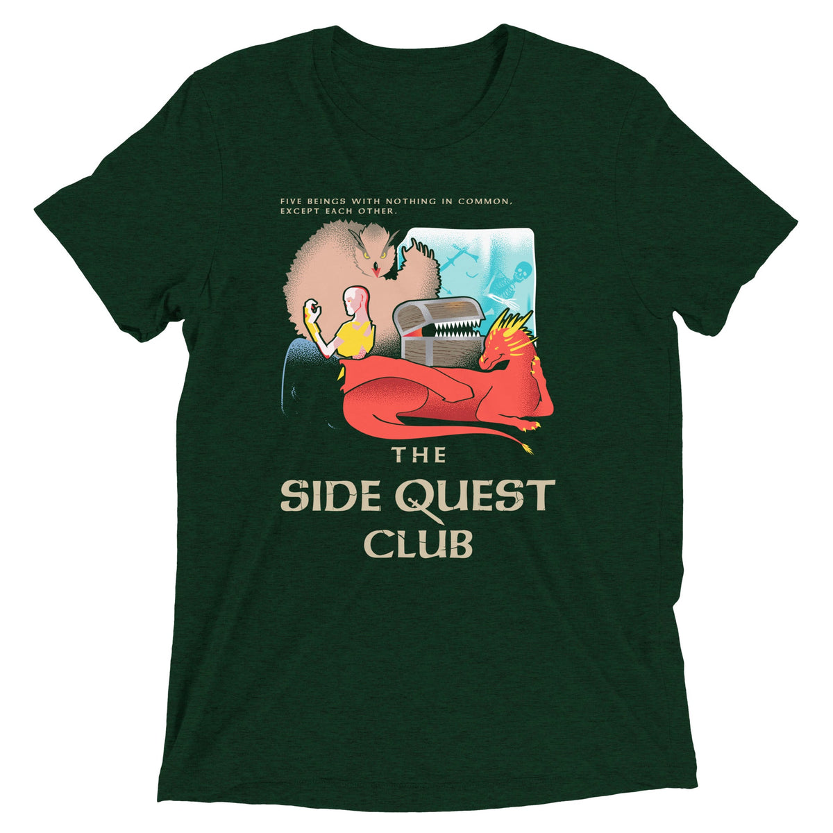 The Side Quest Club Men's Tri-Blend Tee product image 2