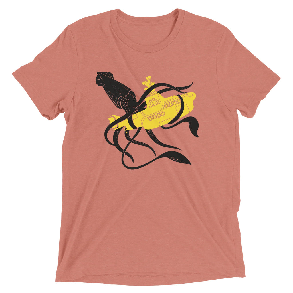 Squid Sub Battle Men's Tri-Blend Tee product image 7