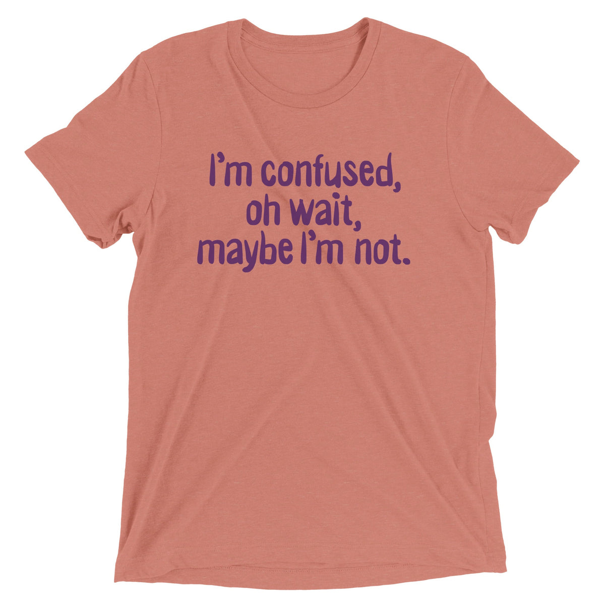 I'm Confused, Oh Wait Men's Tri-Blend Tee product image 3