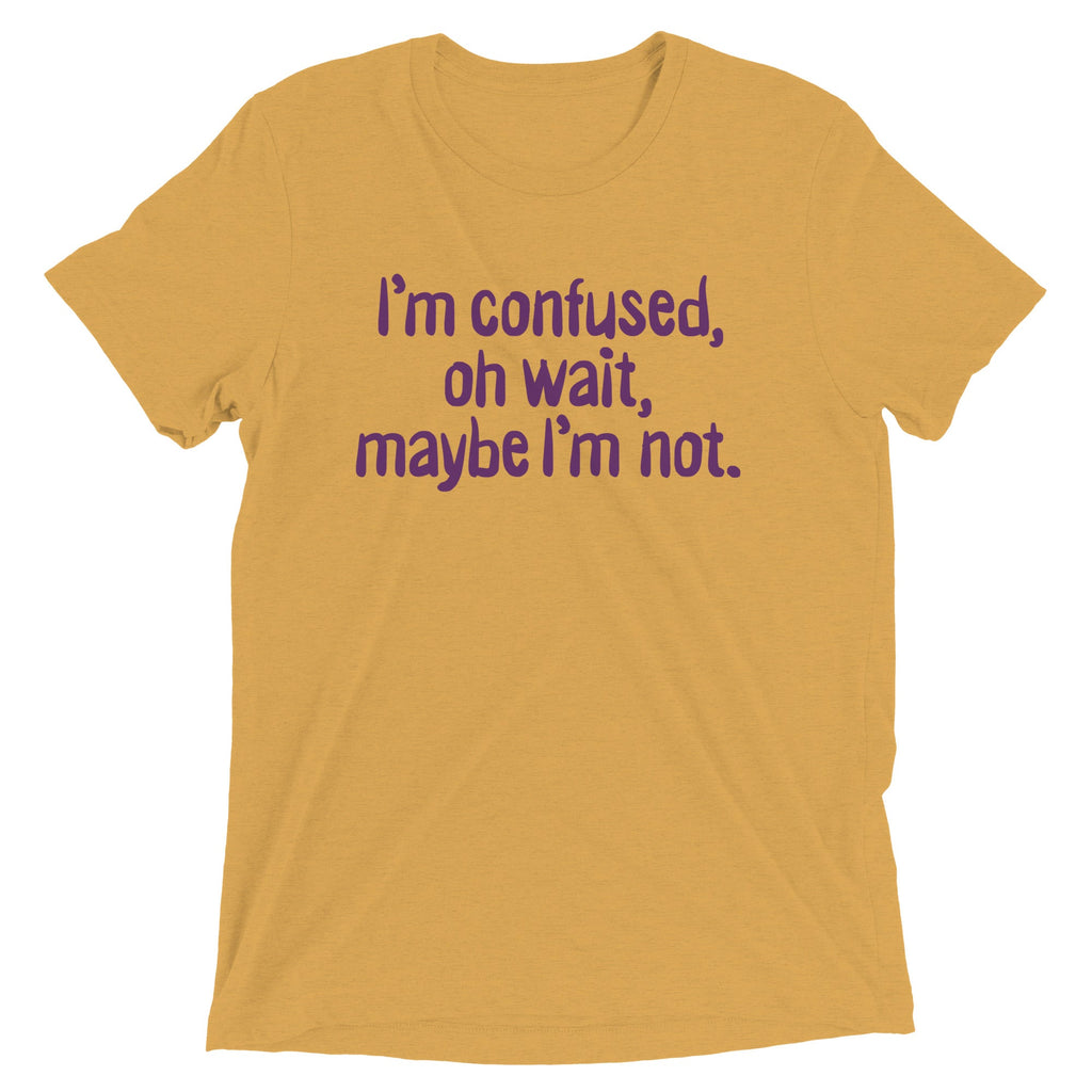 I'm Confused, Oh Wait Men's Tri-Blend Tee product image 4