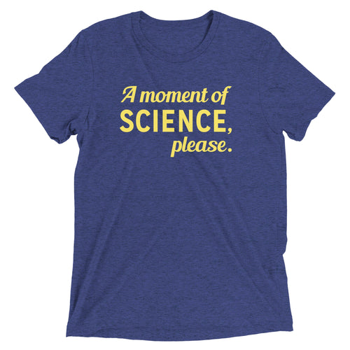 A Moment of Science, Please Men's Tri-Blend Tee product image 1