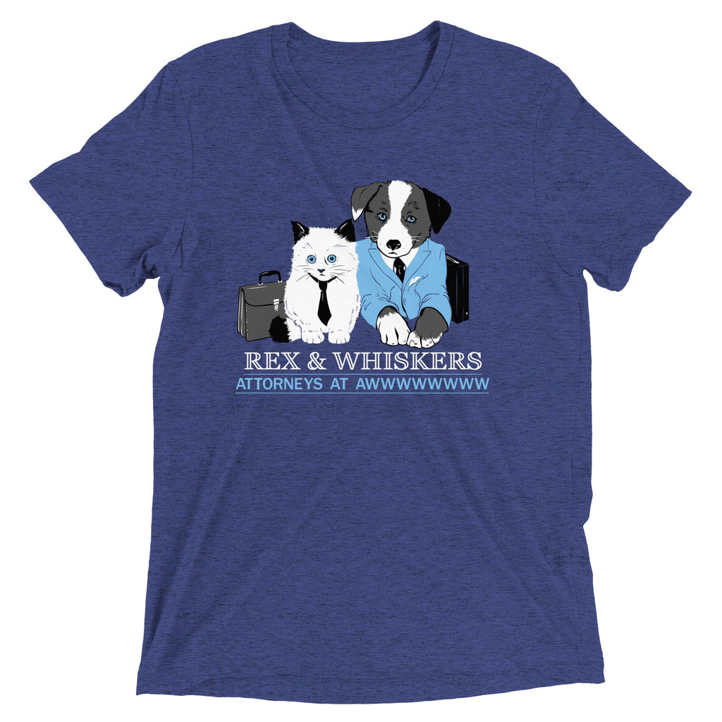 Rex and Whiskers Attorneys Men's Tri-Blend Tee product image 2