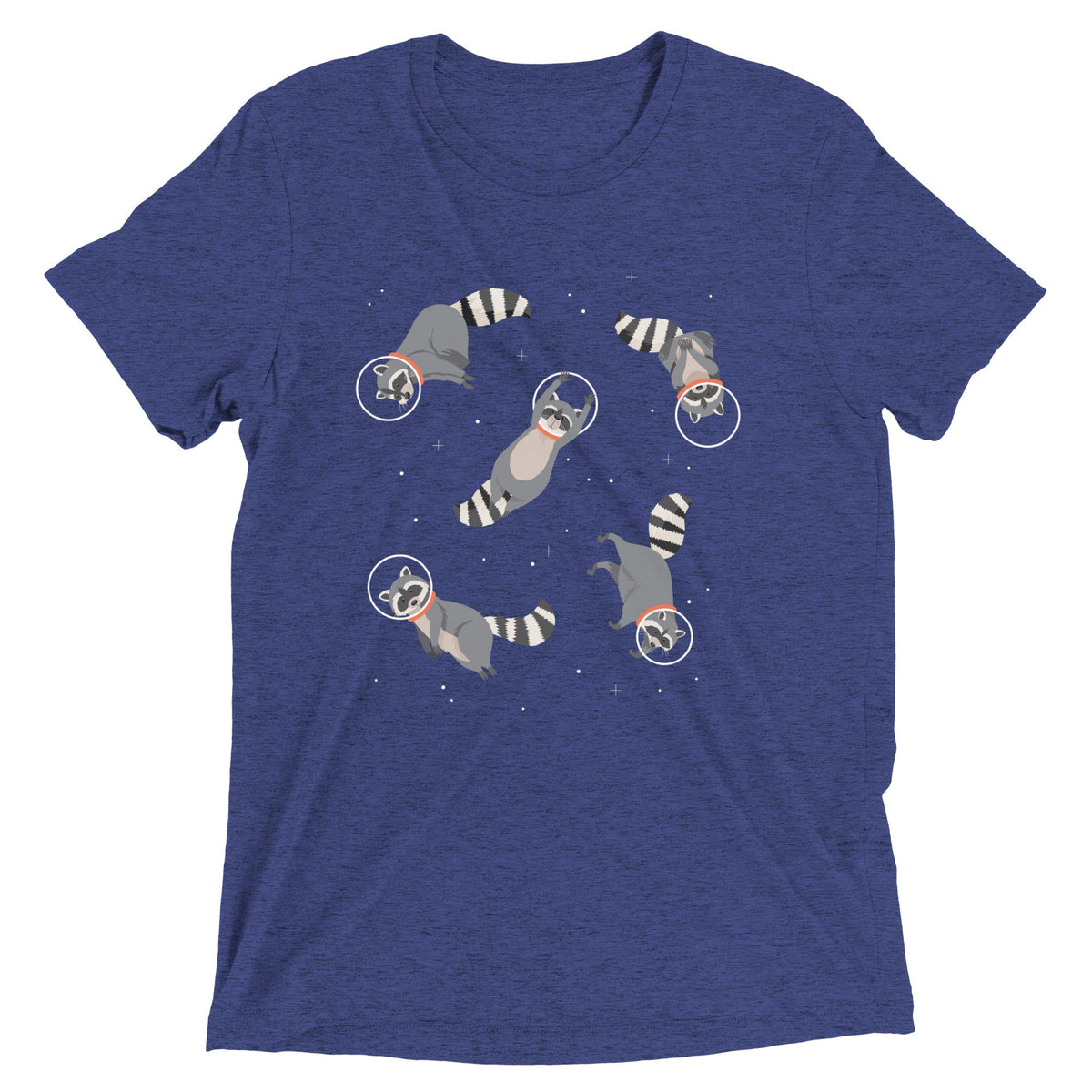 Raccoons In Space Men's Tri-Blend Tee product image 4