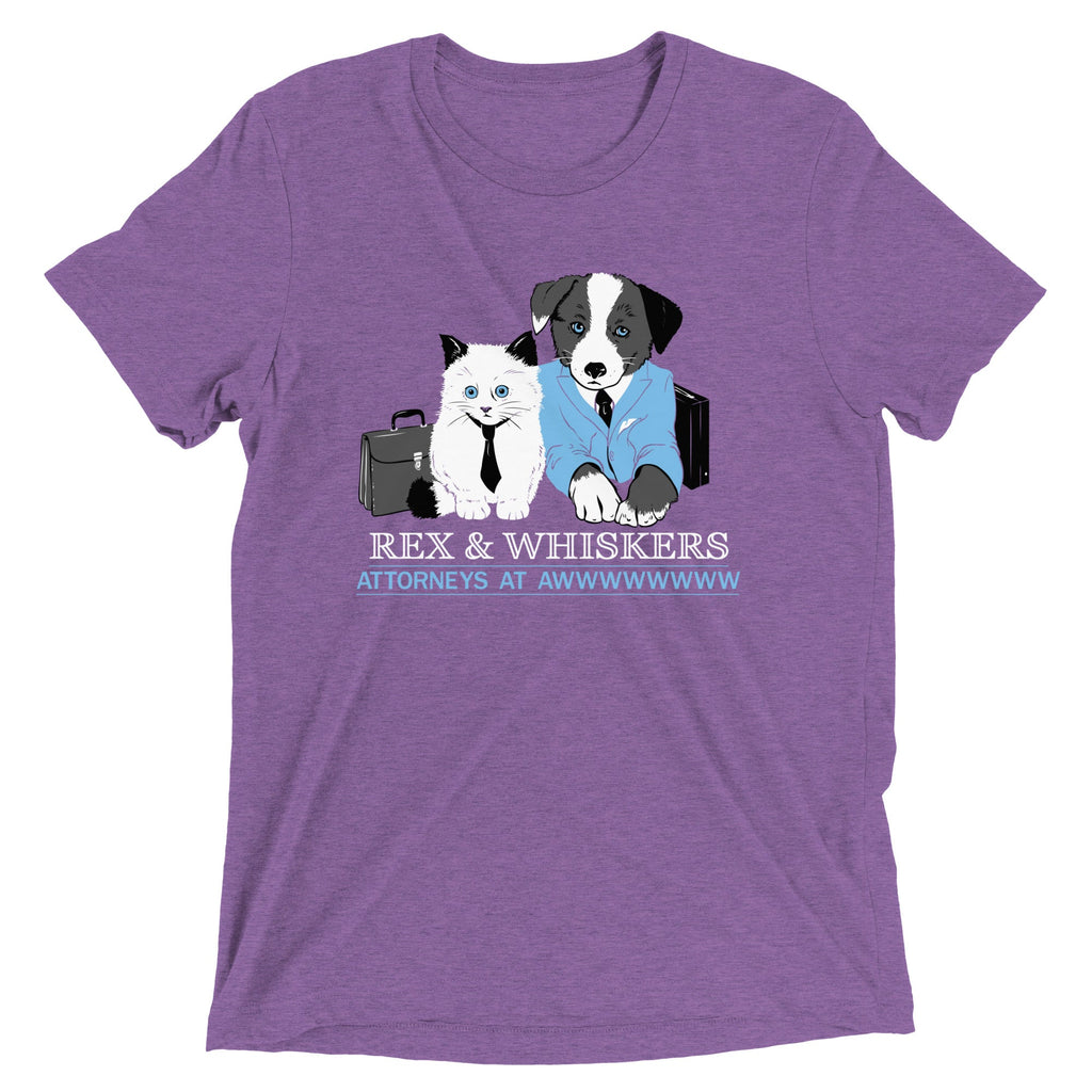 Rex and Whiskers Attorneys Men's Tri-Blend Tee product image 5