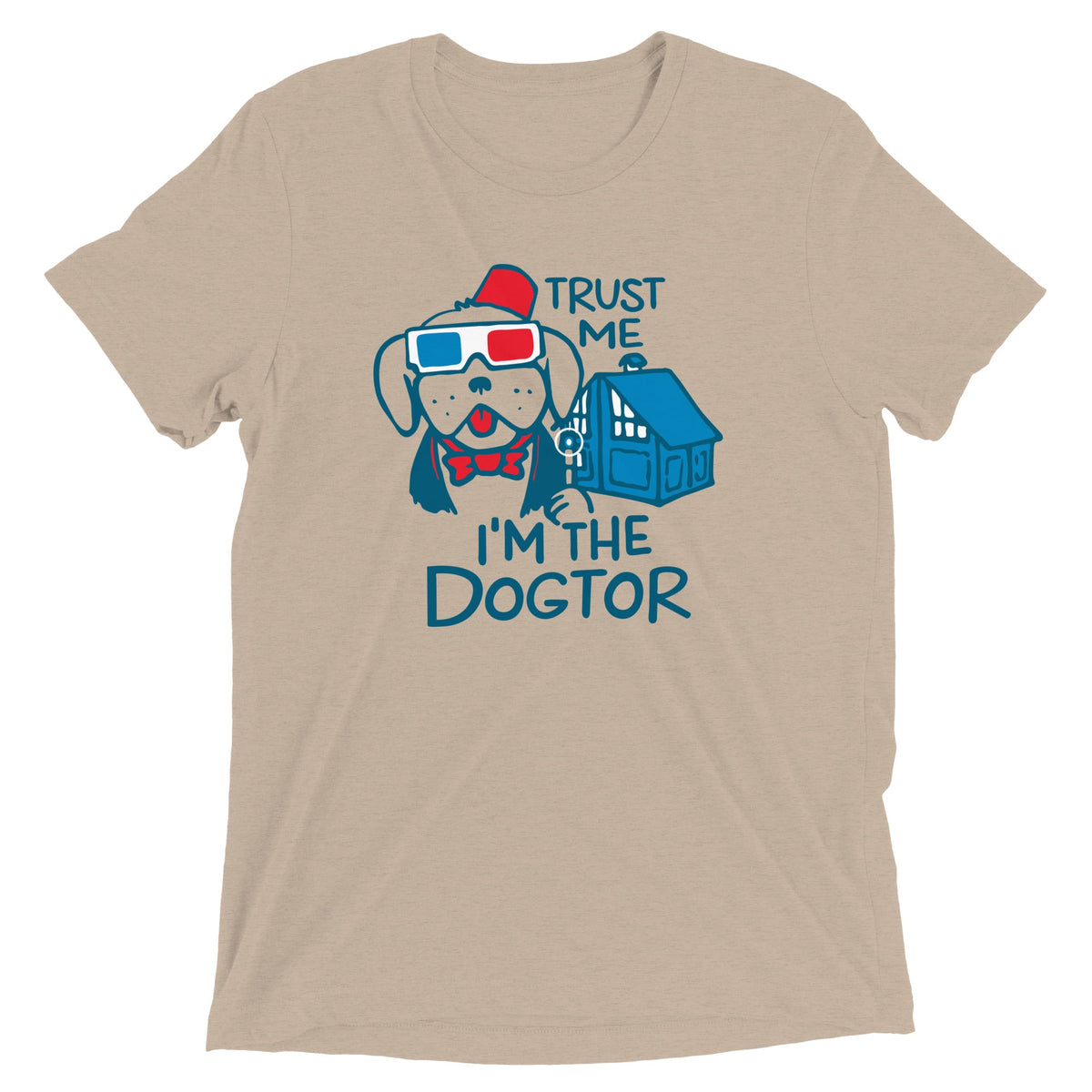 Trust Me, I'm The Dogtor Men's Tri-Blend Tee product image 3