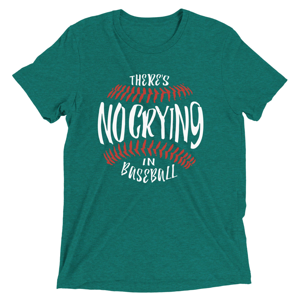 There's No Crying In Baseball Men's Tri-Blend Tee product image 5