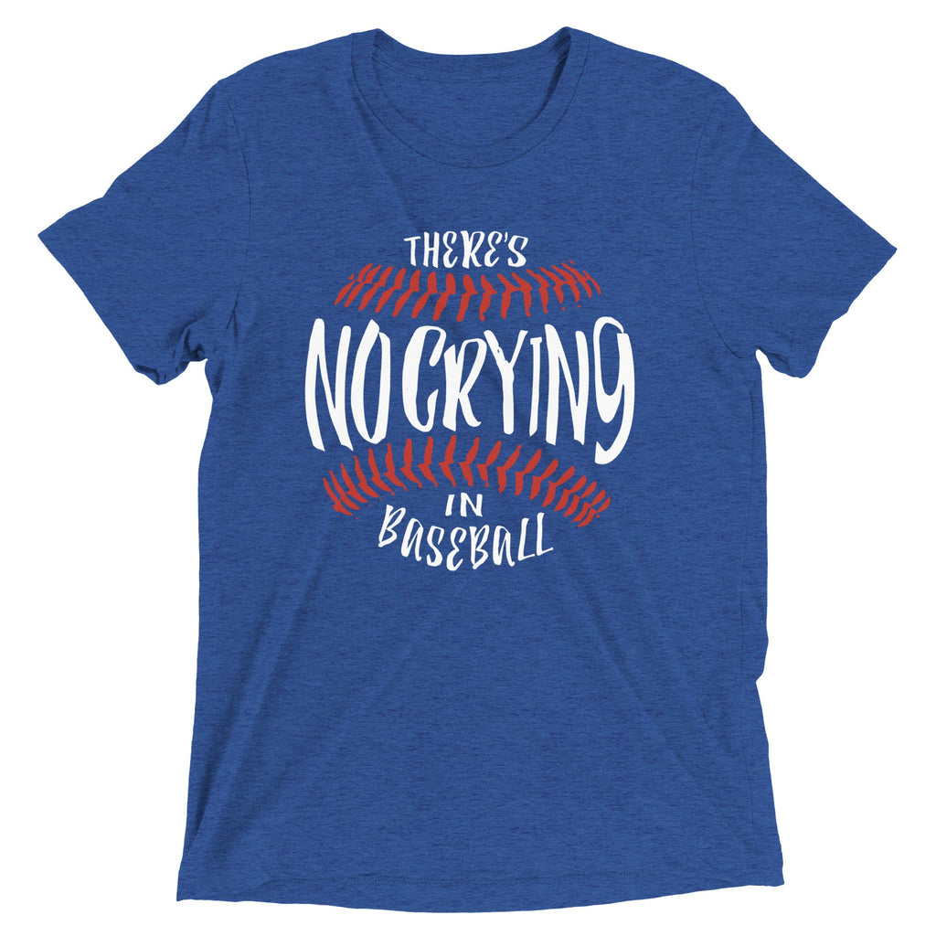 There's No Crying In Baseball Men's Tri-Blend Tee product image 4