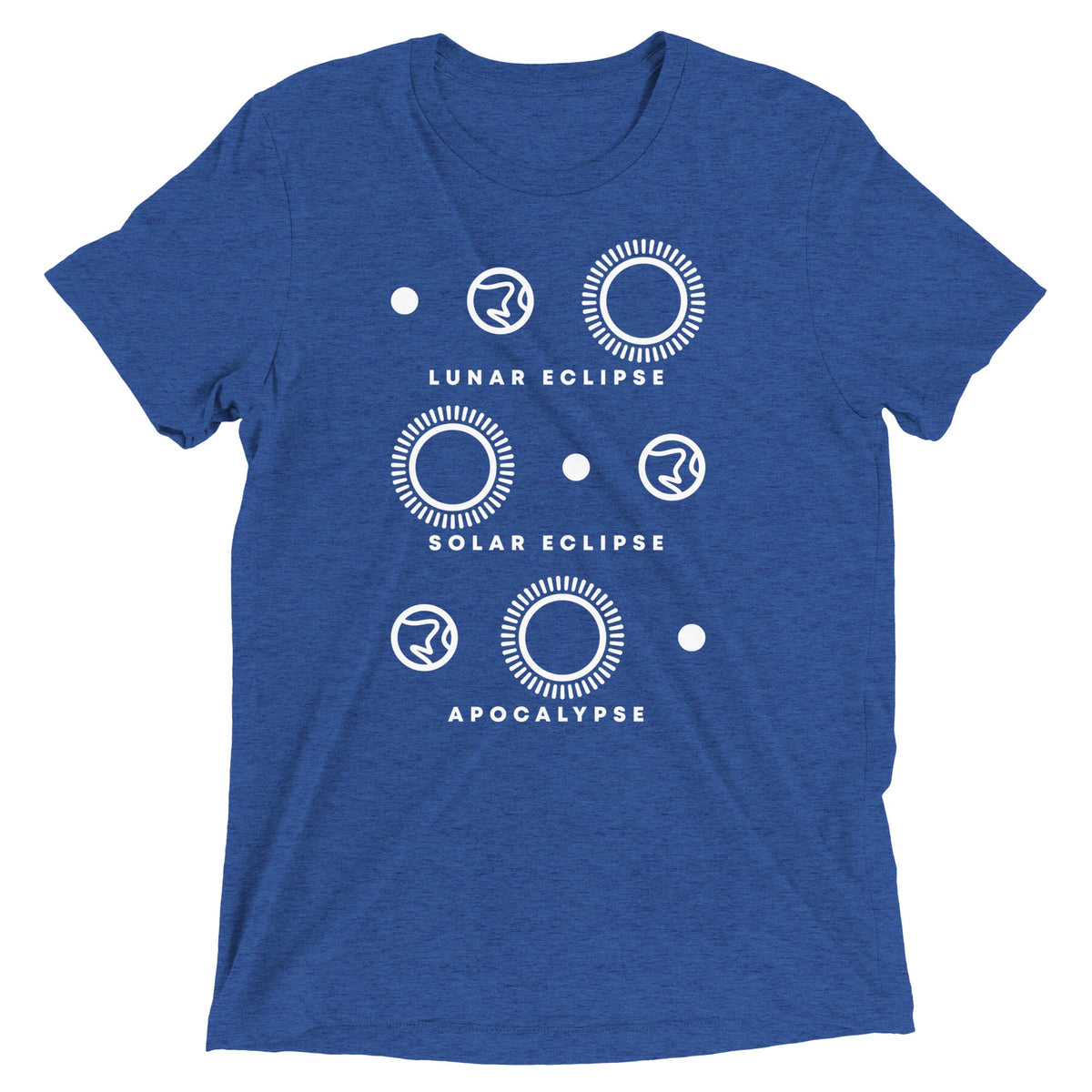 Lunar Eclipse Solar Apocalypse Men's Tri-Blend Tee product image 5