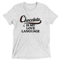 Chocolate Is My Love Language Men's Tri-Blend Tee product image 1