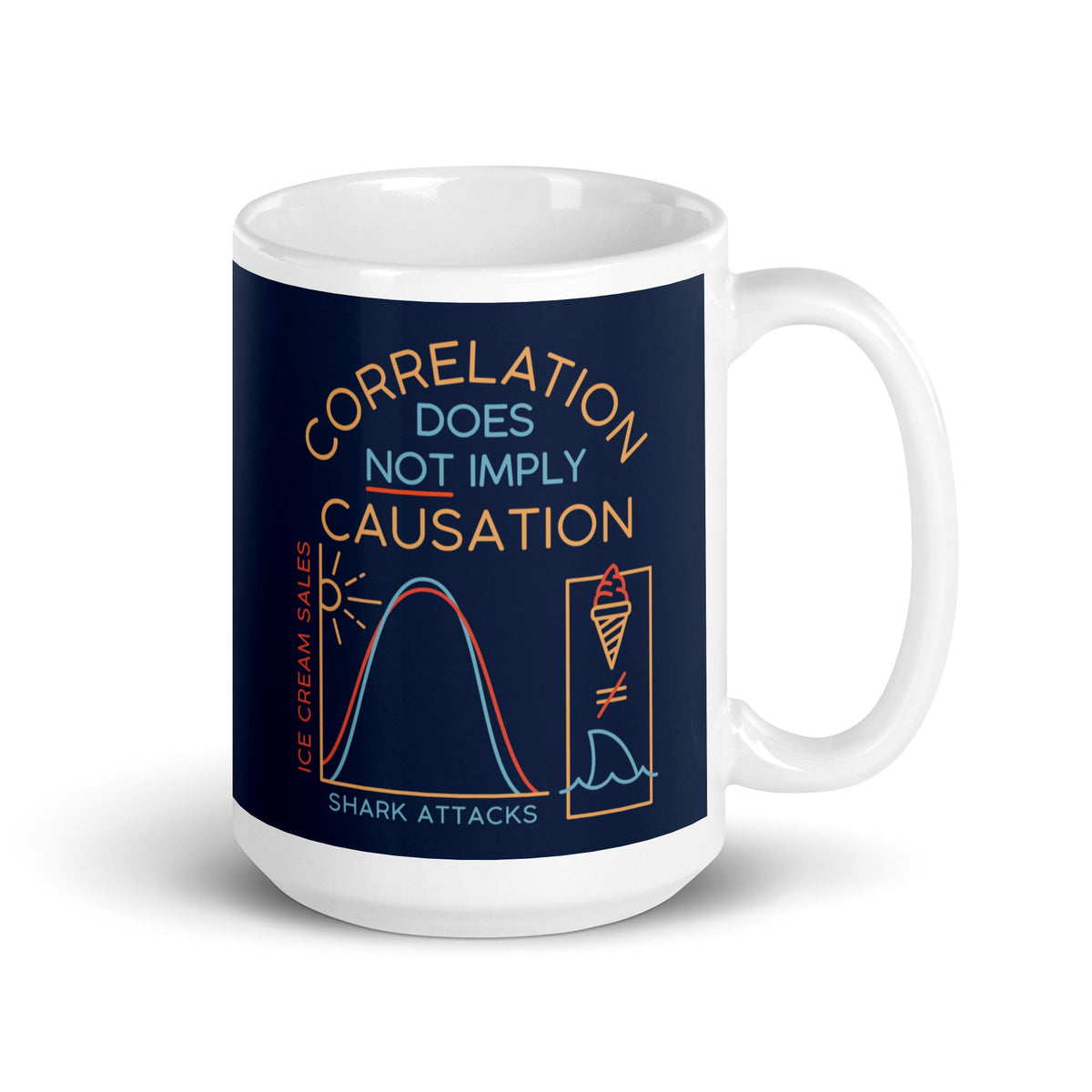 Correlation Does Not Imply Causation Mug